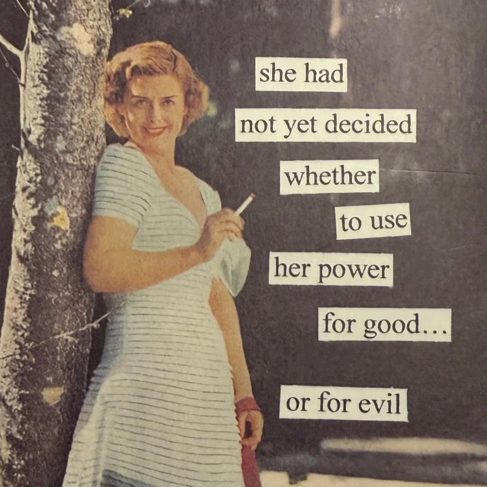 She Had Not Yet Decided Journal, Anne Taintor, notebook‎ blank retro 5x7